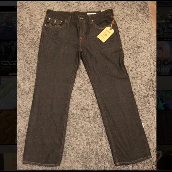 True Religion Straight Leg Jeans - Picture 3 of 4